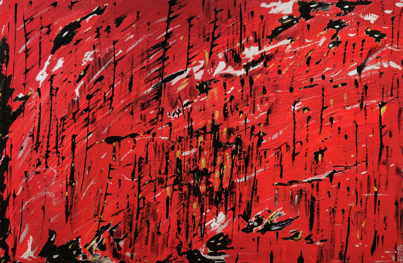  OPERA ROSSA - 2021 - ACRILICO MATERICO - 100x80 