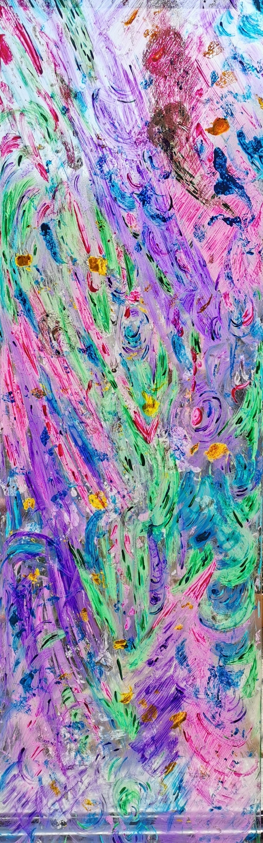  COLORS  1 - 2021 - PANNELLO ACRILICO SU PLEXIGLASS - 60x200 
