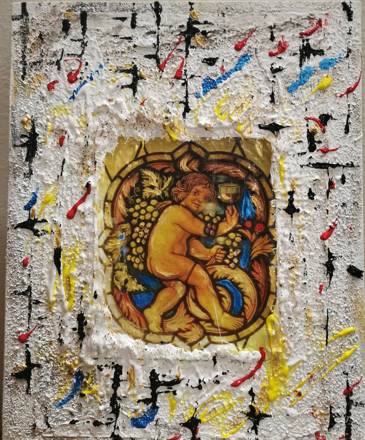 VENEZIA - 2022 - ACRILICO MATERICO - 40x50 - DONATO A BISTROT DE VENISE 