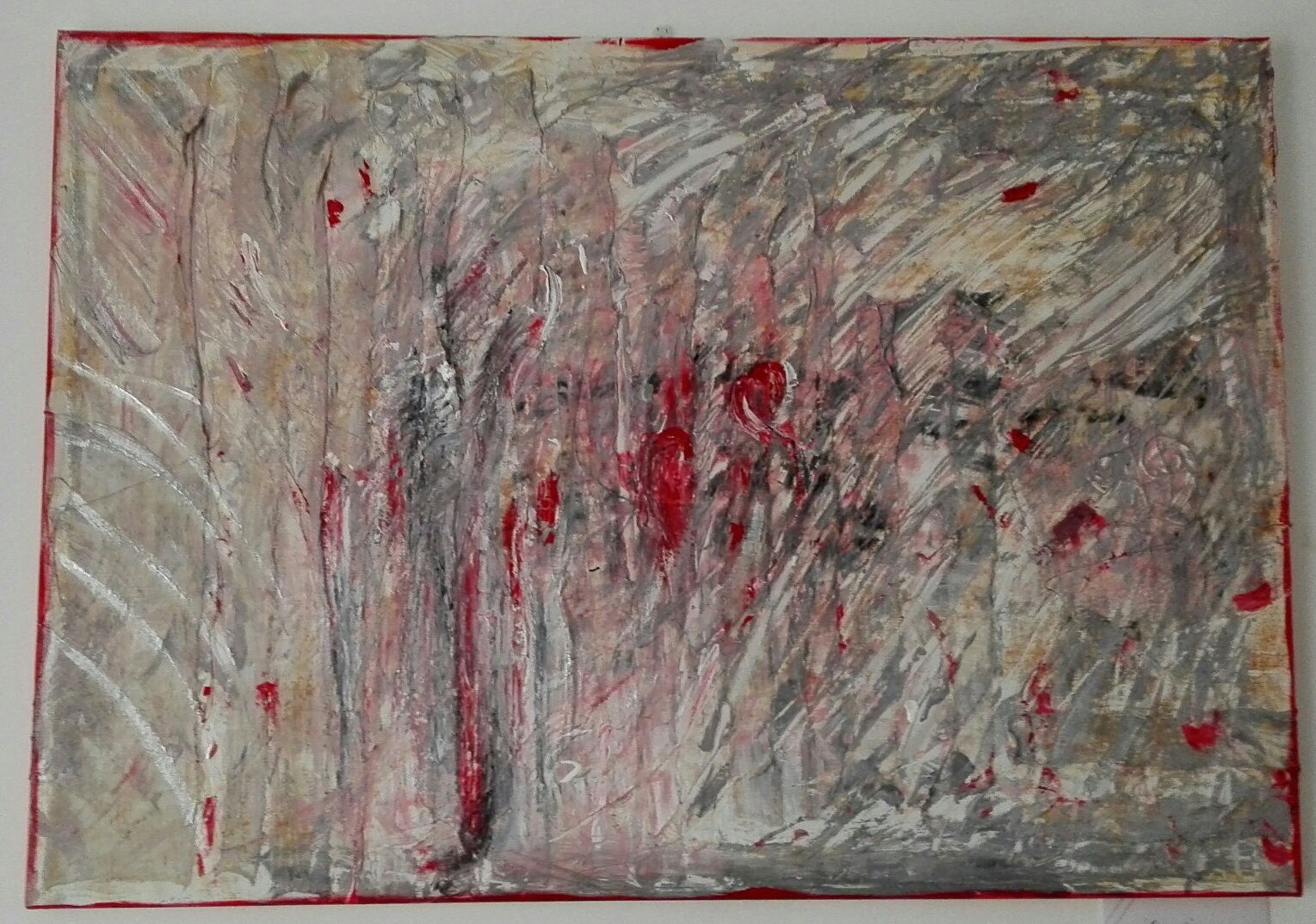  ORIGINI - 2016 - ACRILICO + MATERICO - 70x100 