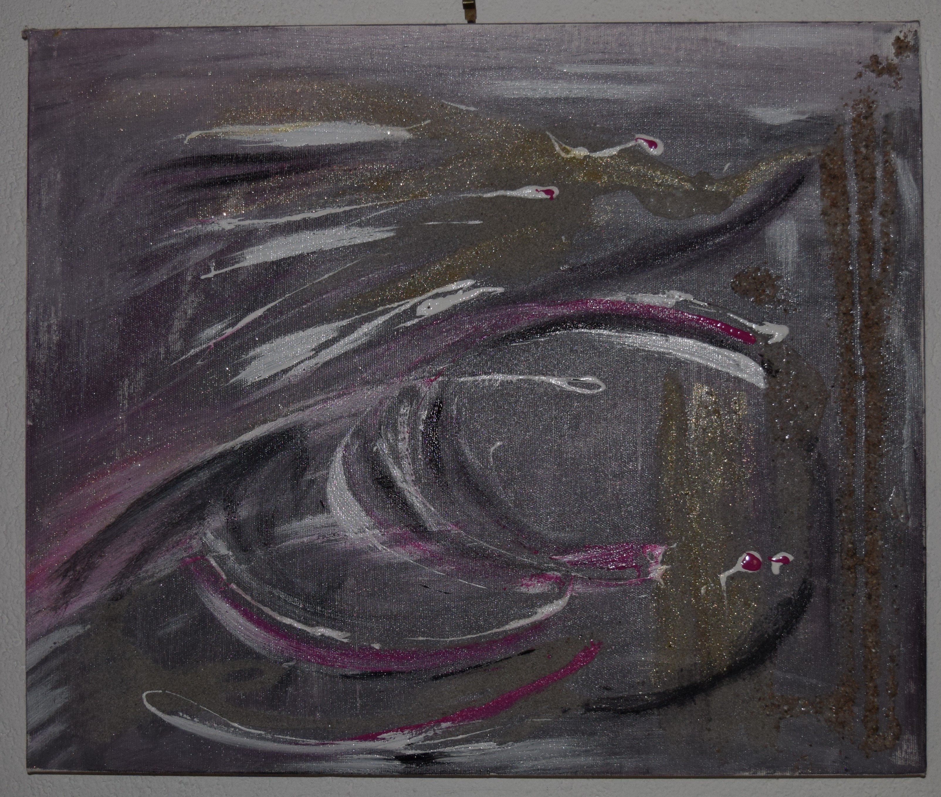 LACRIME - 2015 - ACRILICO + MATERICO - 50x60 
