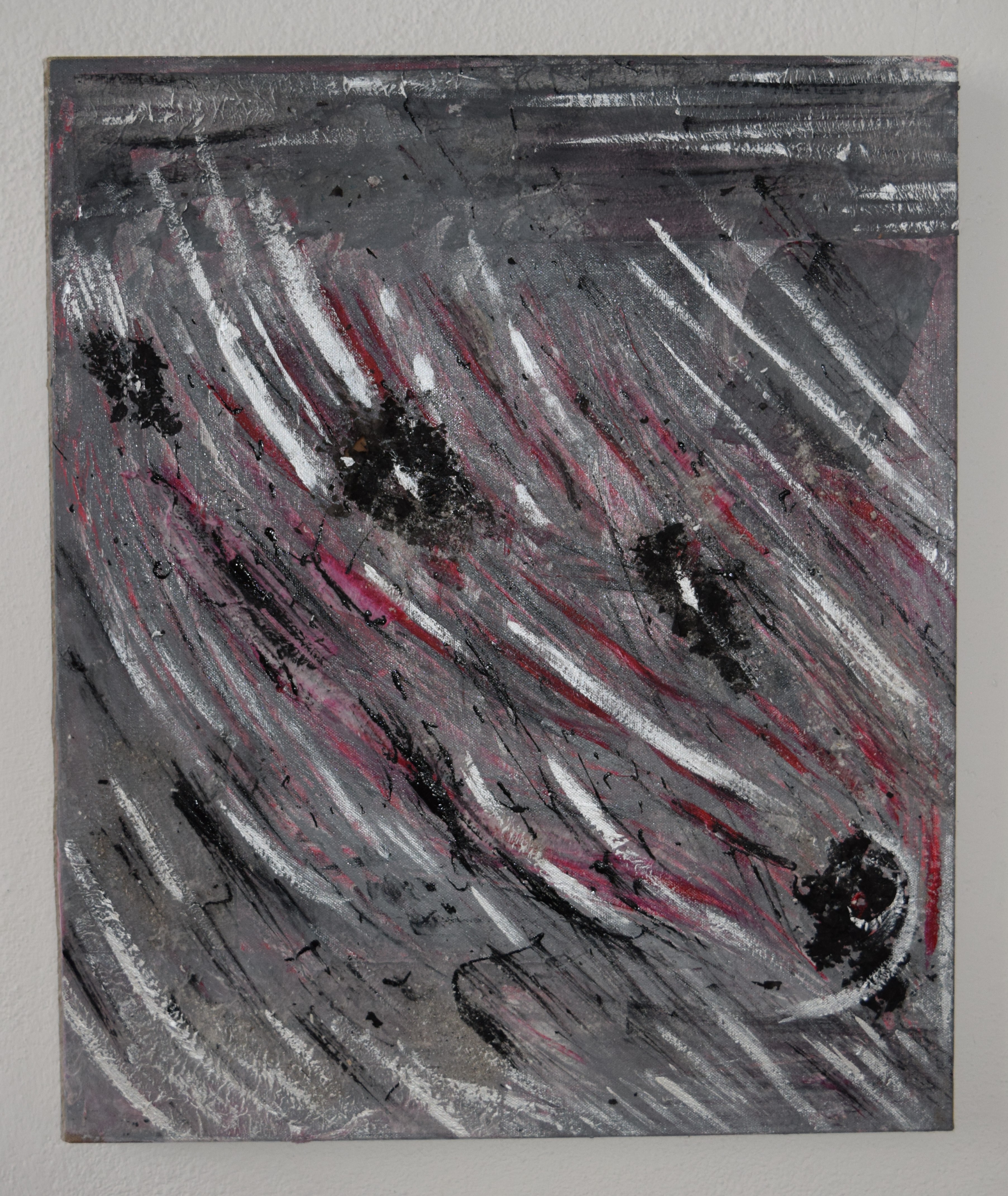  NIENTE - 2016 - ACRILICO + MATERICO - 50x60 