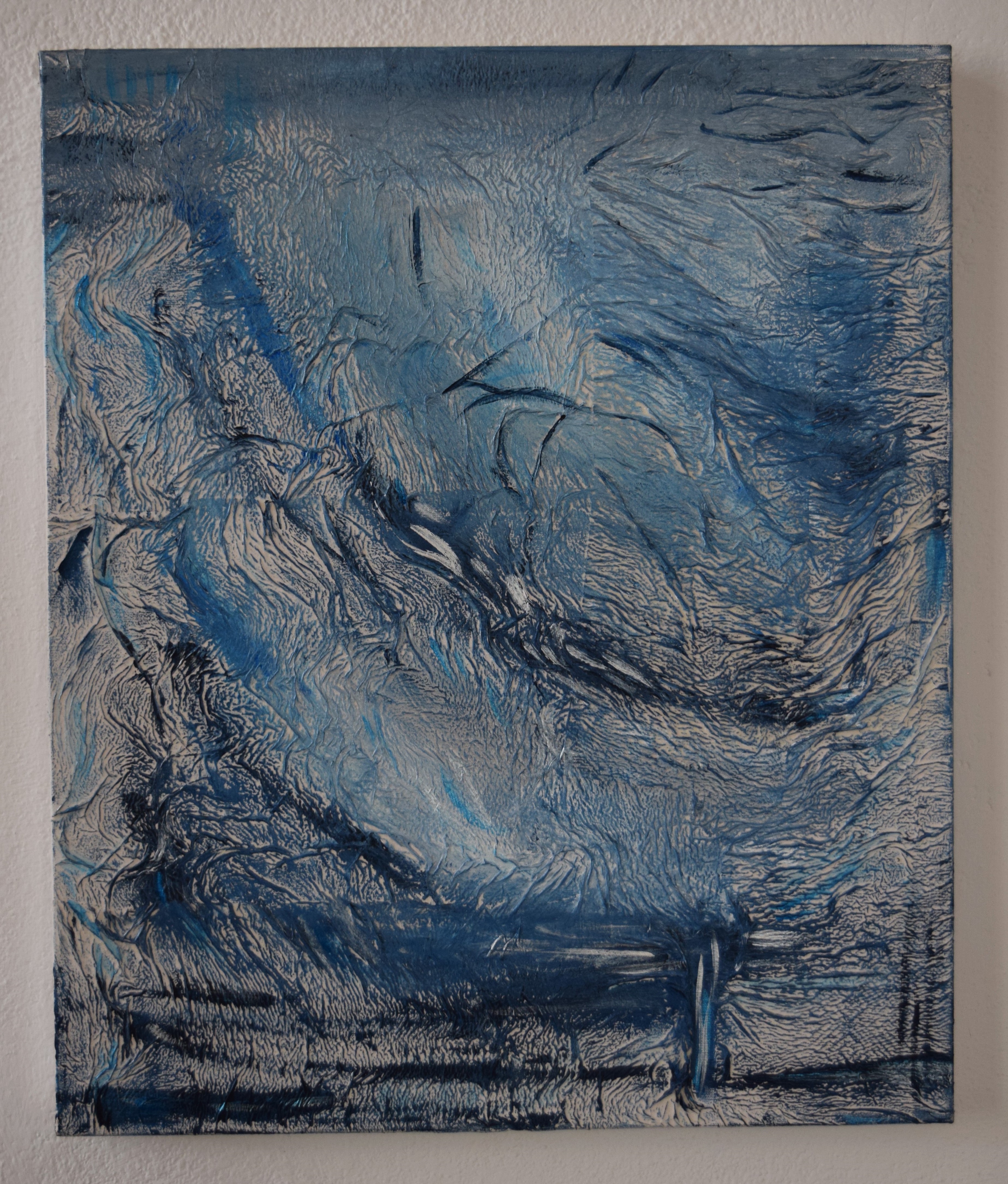  SEI IN OGNI PARTE DI ME - 2016 - ACRILICO + MATERICO - 50x60 