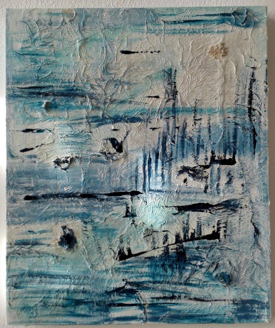  OMAGGIO A VENEZIA - 2017 - ACRILICO + MATERICO - 50x60 