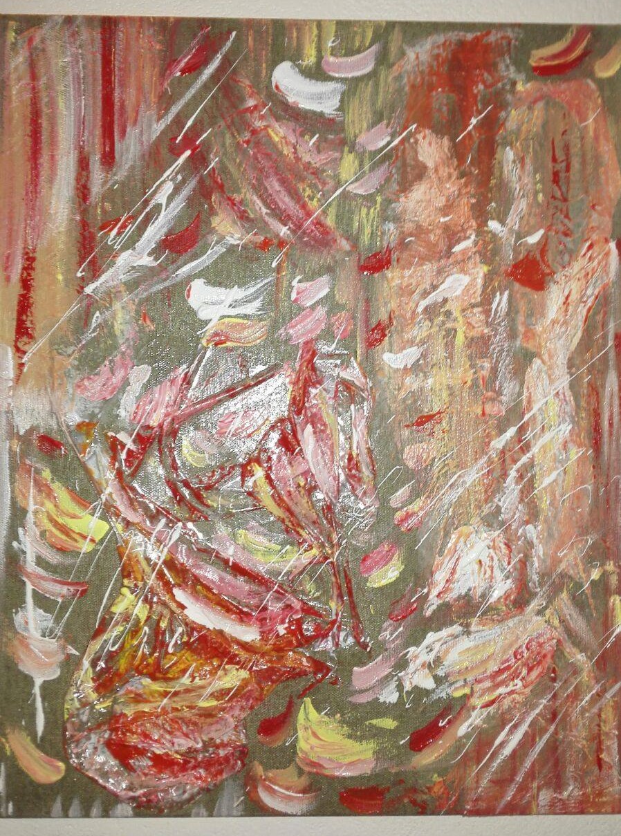  PANDORA - 2017 - ACRILICO + MATERICO - 40x50 