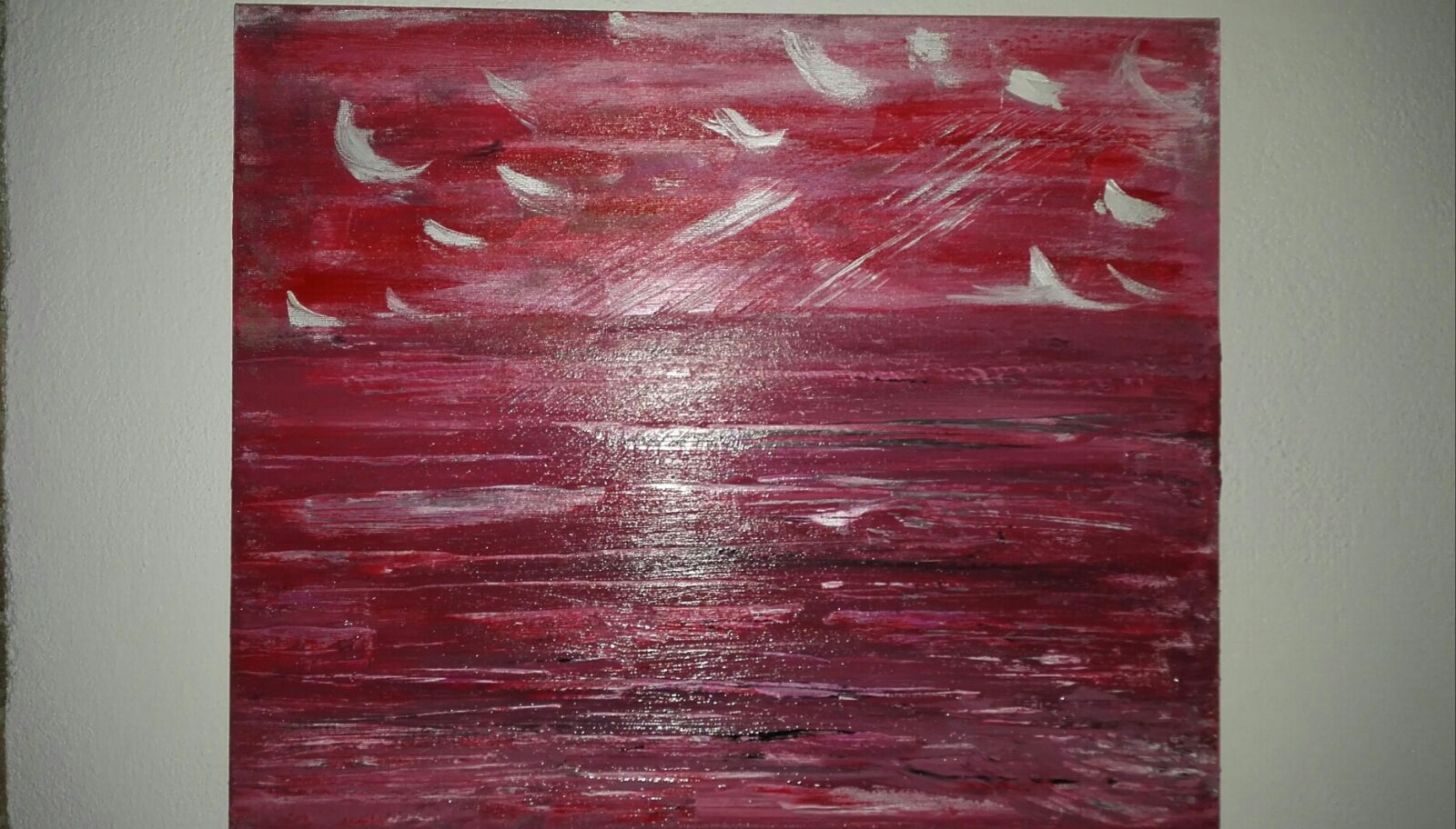  IL CANTO DEL SILENZIO - 2015 - ACRILICO - 50x60 