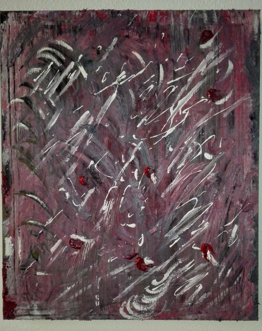  VERTIGINE - 2017 - ACRILICO + MATERICO - 50x60 