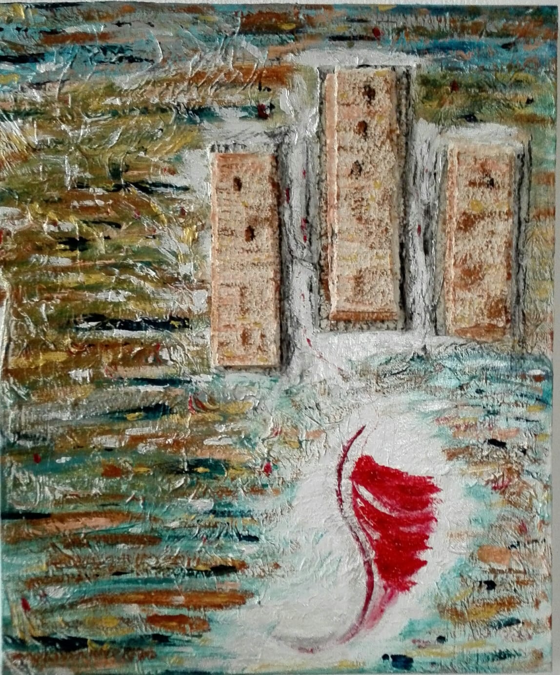  ALBA ALCHIMIA – ANNO 2018 – ACRILICO MATERICO -50x60  