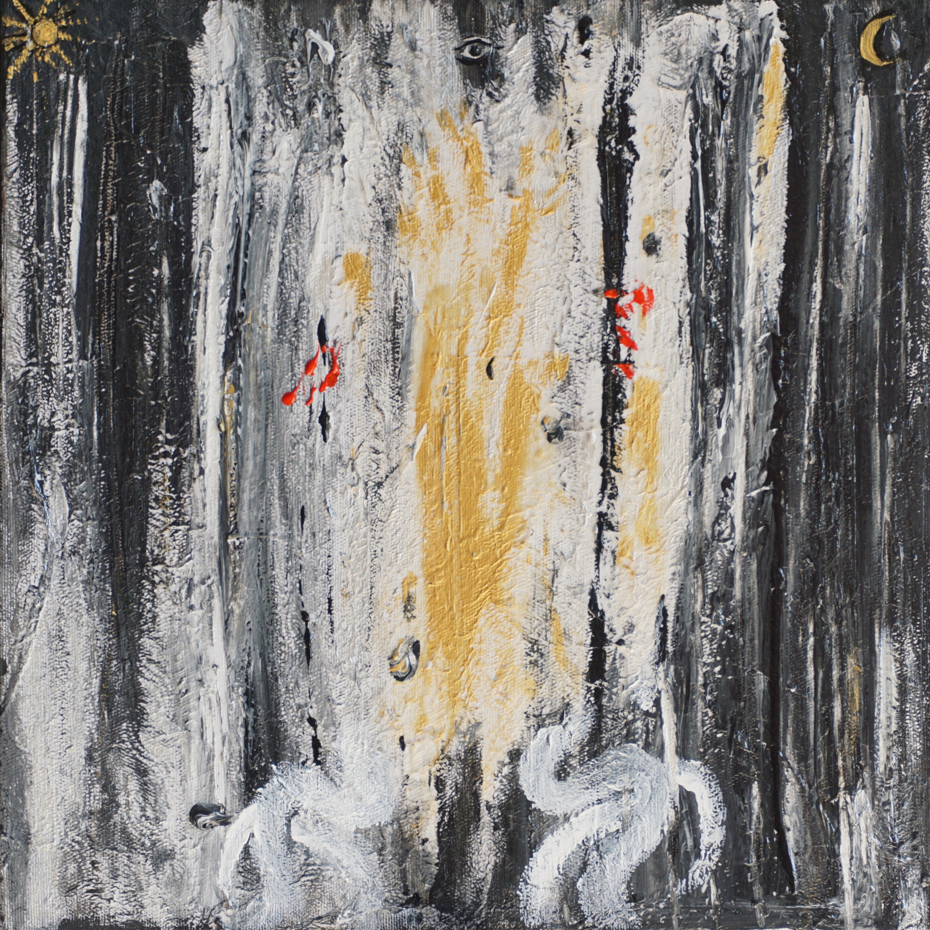  ALCHIMIA – ANNO 2019 – ACRILICO – 40x40 